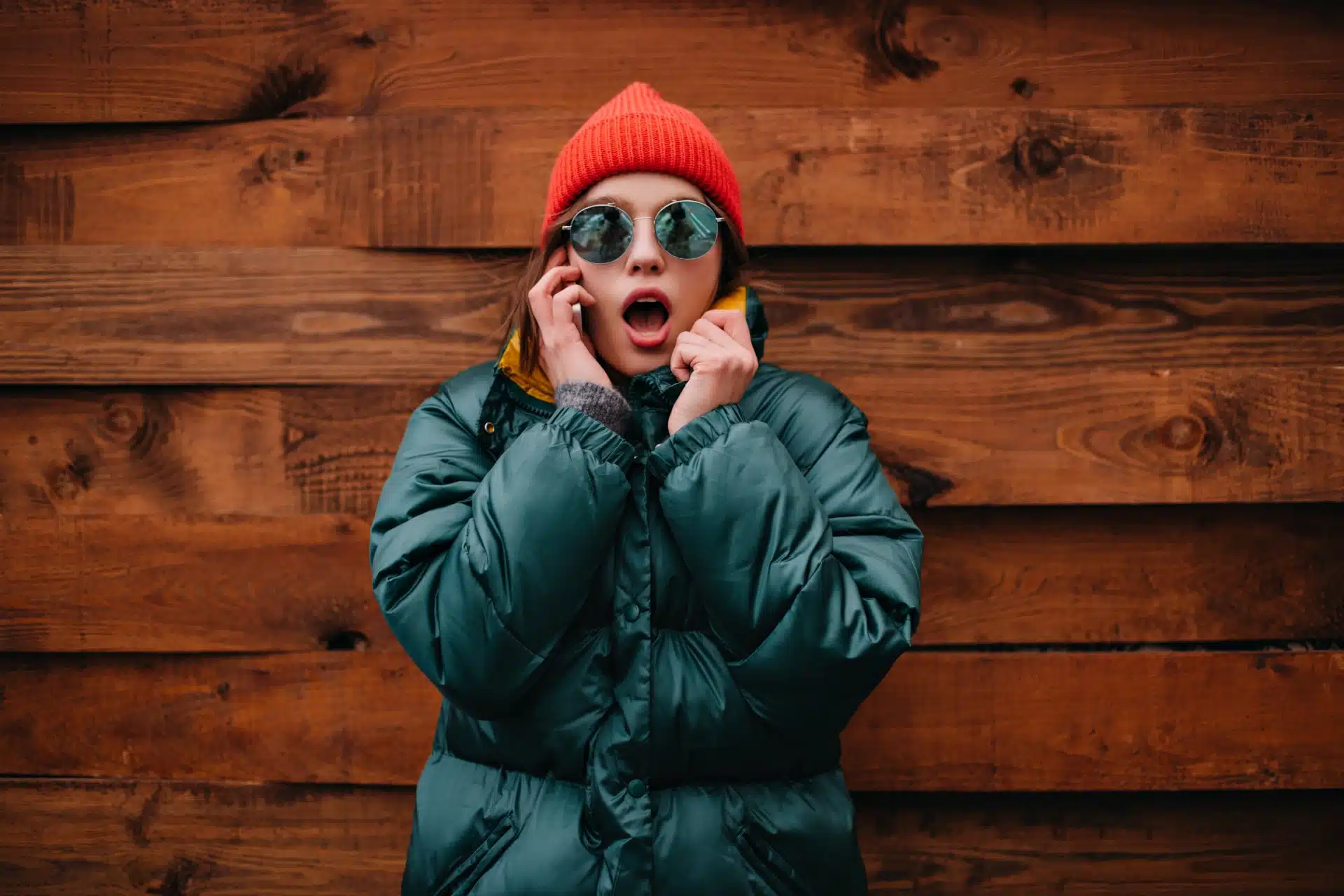 Botones y velcros parka